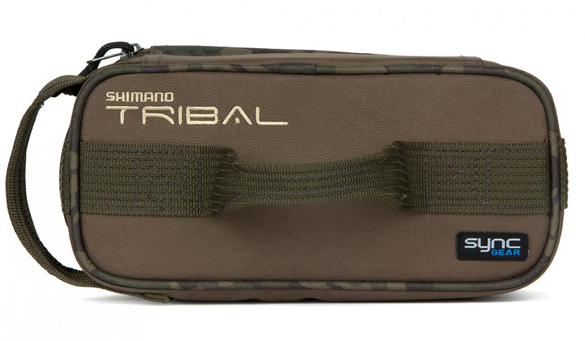 SHIMANO Tribal Sync Gear, Lead Case mini, Fishing tackle bag, 13