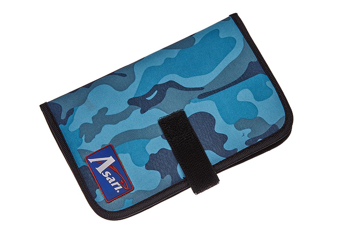 Органайзер Asari Micro Jigging Bag Double 123 blue camouflage