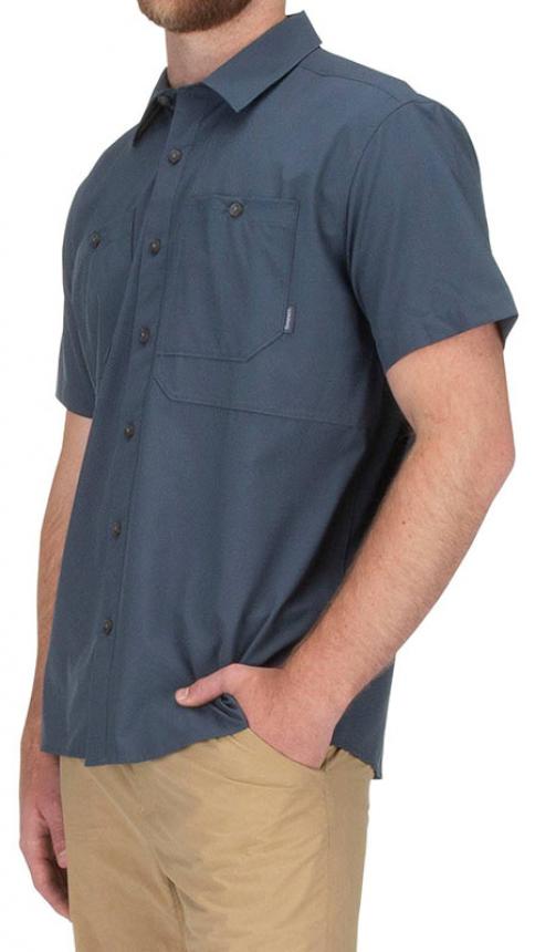 Simms Double Haul SS Shirt S Dark Moon 