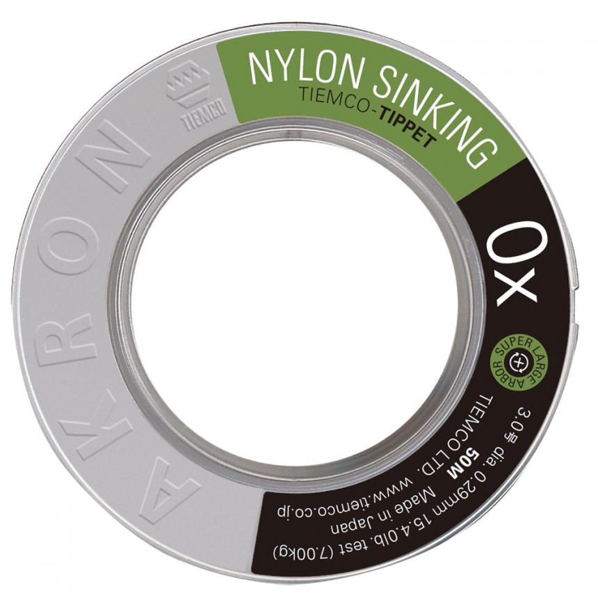Поводковый материал Tiemco Nylon Sinking Tippet 3.5X 50м