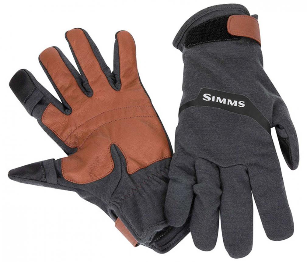 Перчатки Simms Lightweight Wool Tech Glove S Carbon