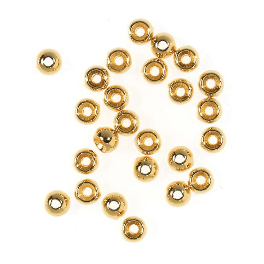 Головки латунные Tiemco Bright Bead Gold XL 4,6мм