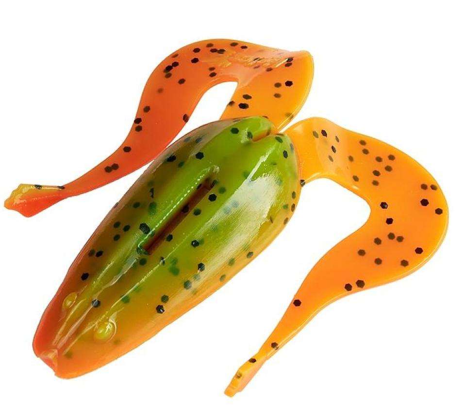 Приманка Helios Frog 2,56" Pepper Green & Orange