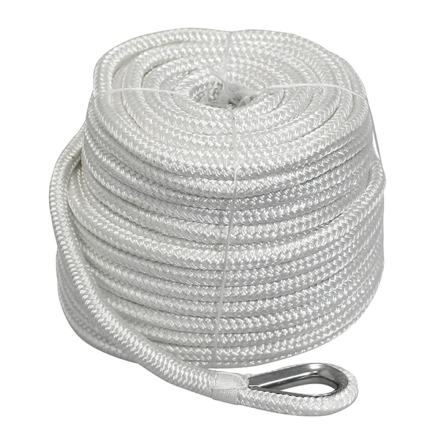 Плетеный якорный трос Santong Rope 12мм*45м белый