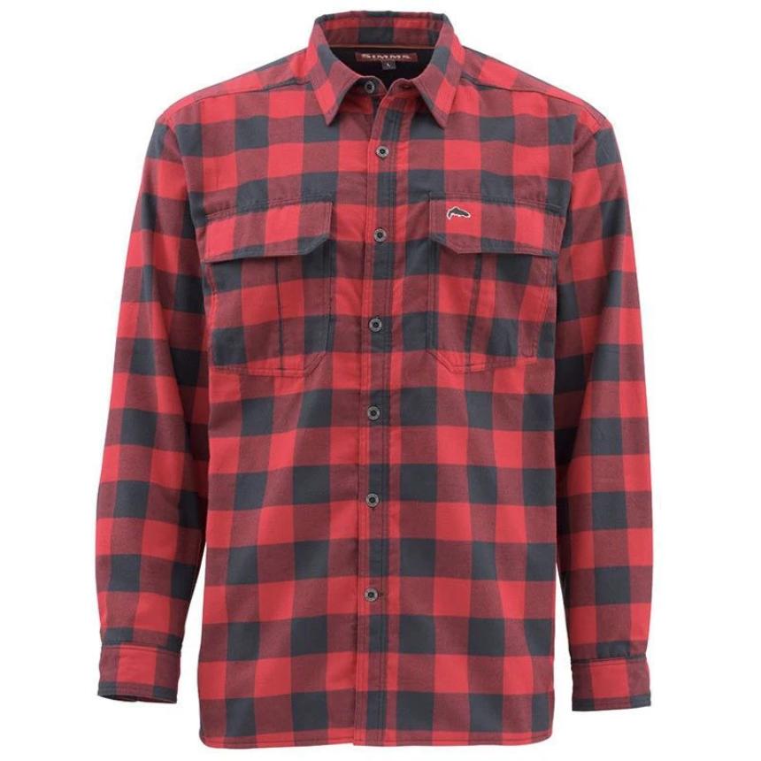 Рубашка Simms Coldweather LS Shirt XL Red Buffalo Plaid