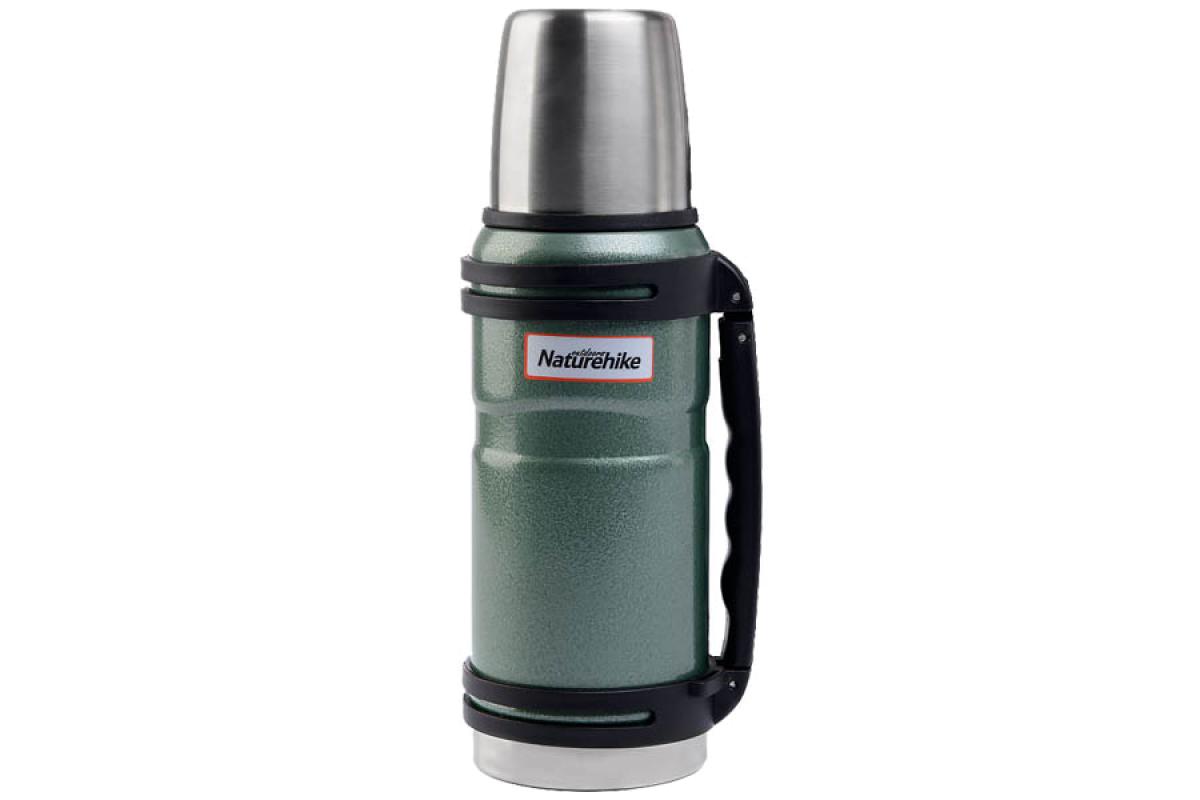 Термос Naturehike Outdoor Stainless Steel Vacuum Flask 1л Forest green