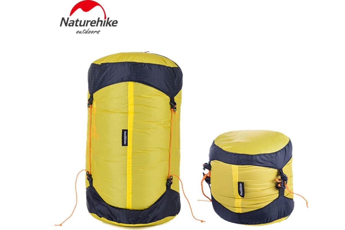 Компрессионный мешок Naturehike UL Ultralight Compression Bag L Orange Black