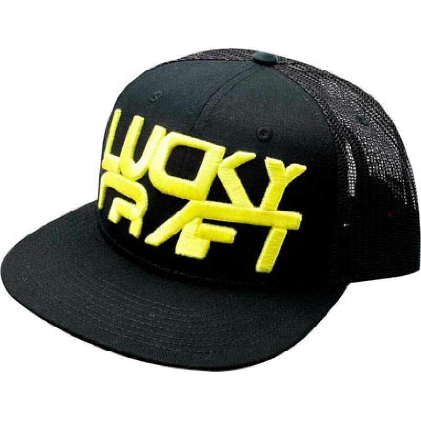 Кепка Lucky Craft Flat Pop Black and Yellow