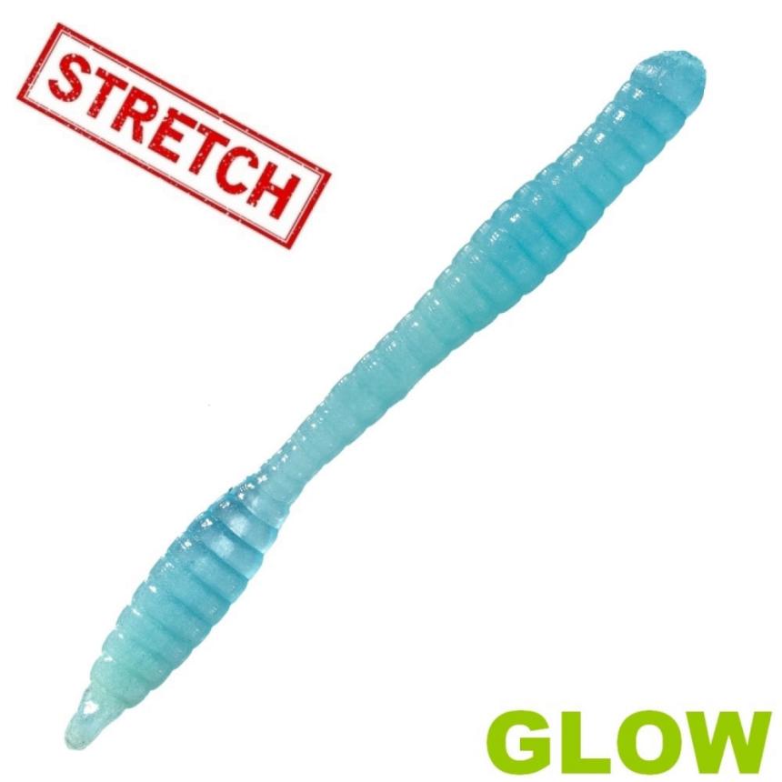 Приманка Soorex Pro Worm 80 blue glow