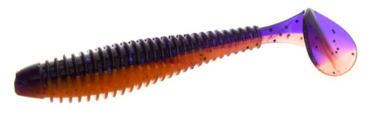 Приманка Flagman Mystic Fish Fat 2,8" 0502 Violet Orange - фото предоставлено поставщиком 1