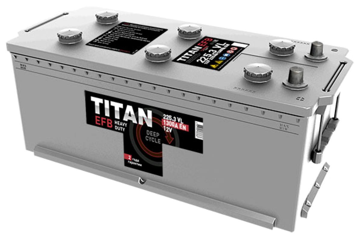 Аккумулятор Titan EFB 6СТ-225.3 VL