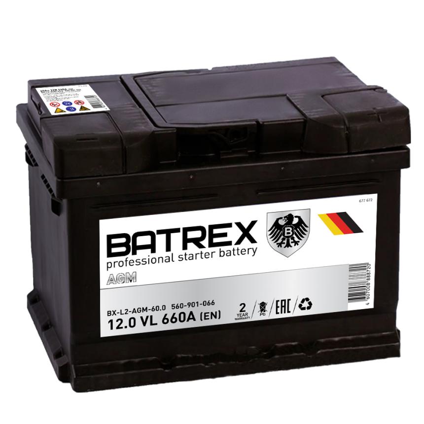 Аккумулятор Batrex BX-L2-AGM-60.0