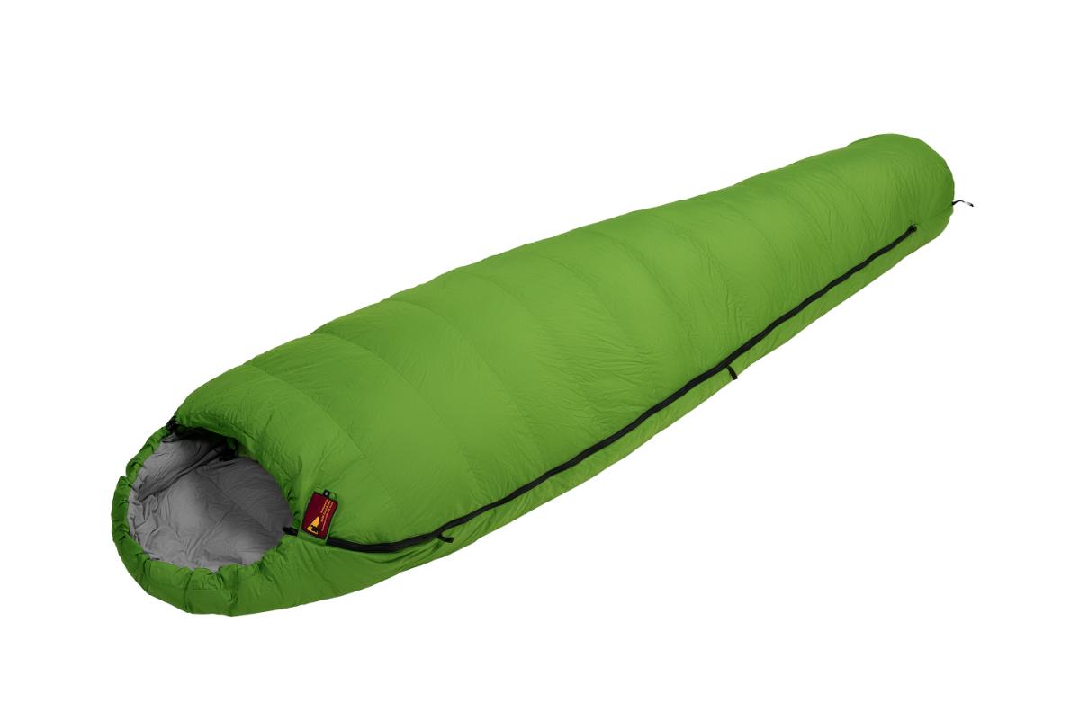 Спальный мешок Bask Trekking V2 M Right зеленый/темно-серый