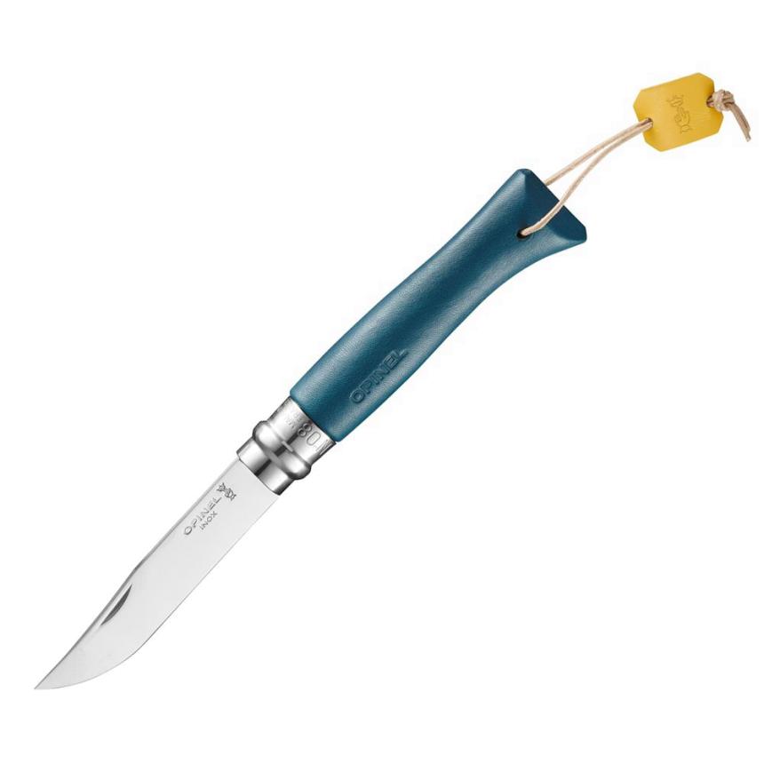 Нож Opinel №8 синий, лимитированная