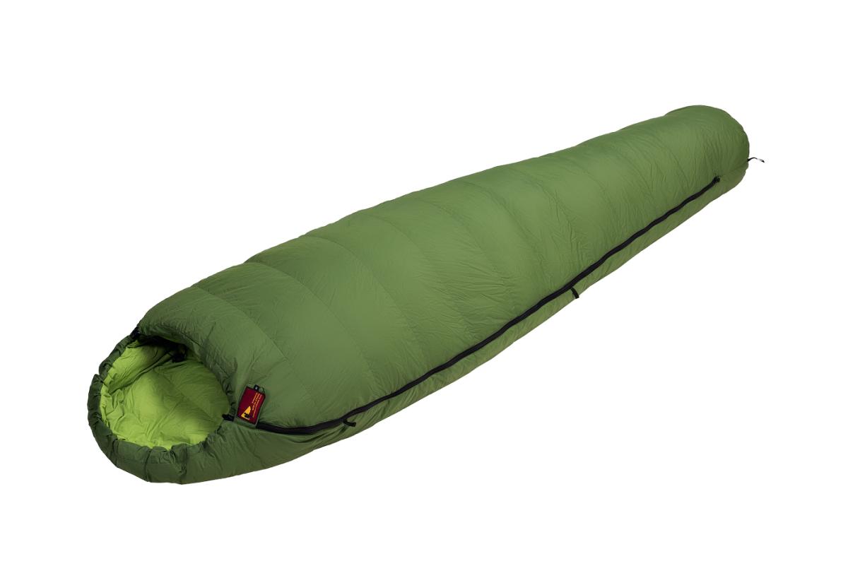 Спальный мешок Bask Trekking V2 S Left темно-зеленый/зеленый