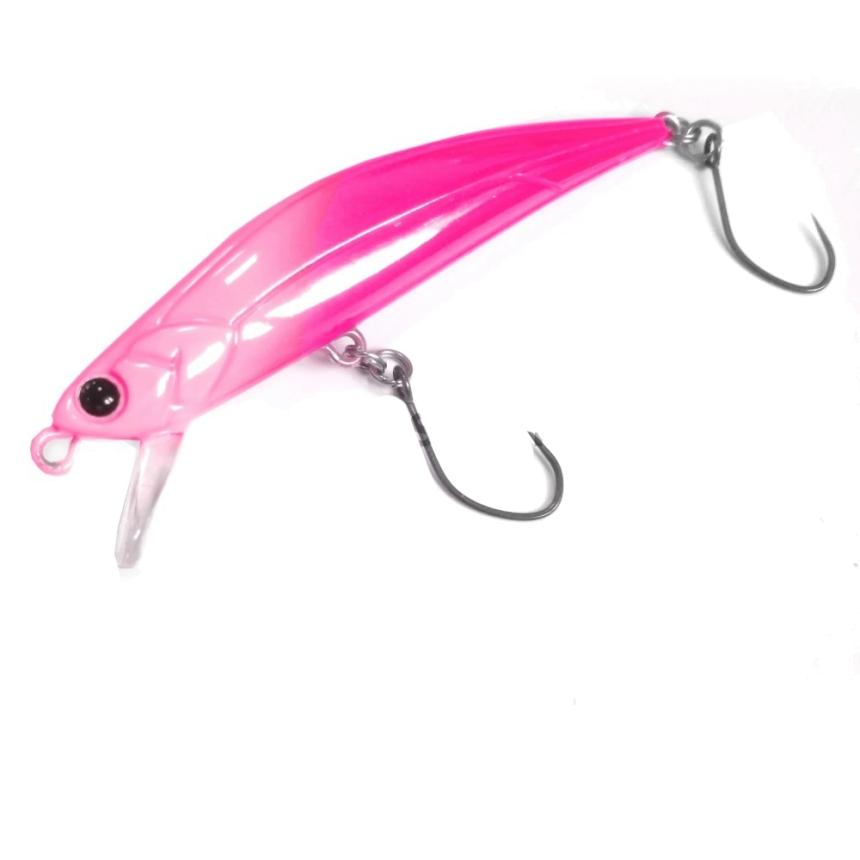 Воблер Mukai Masuto 70S pink head – купить по цене 1199.00 рублей в Москвес доставкой по России в рыболовном интернет-магазине Spinningline
