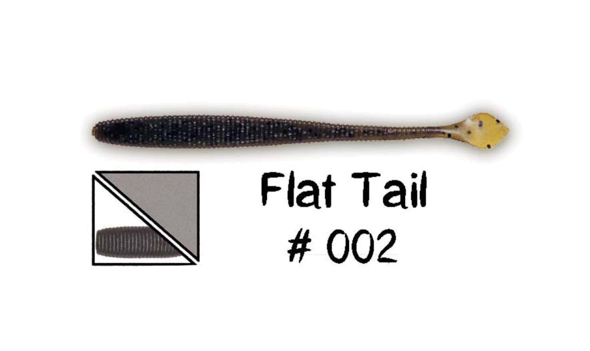 Приманка Gary Yamamoto Flat Tail 4.5 002