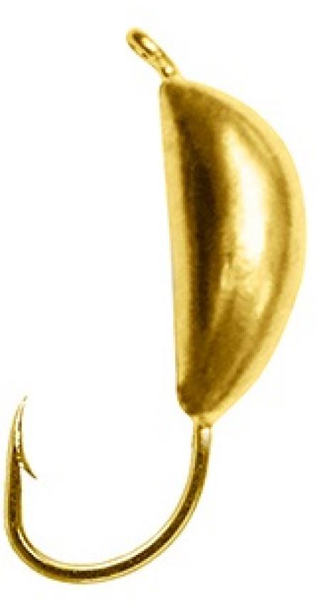 Мормышка Aqua Банан с ушком d4 золото