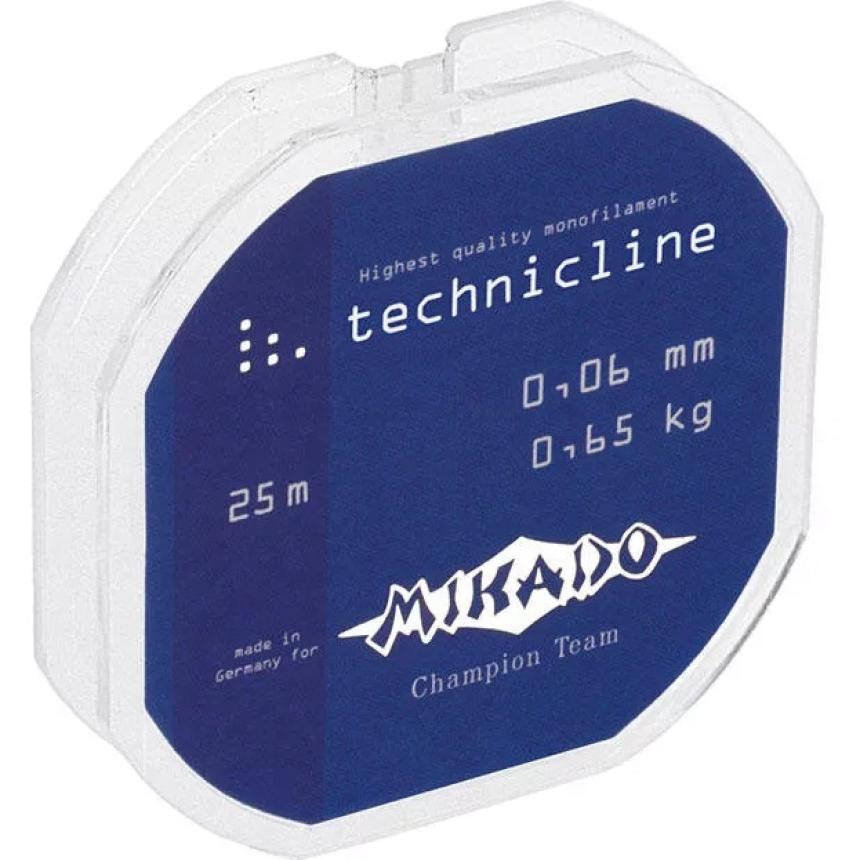 Леска Mikado Technicline 25м 0,08мм