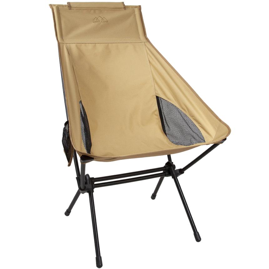 Кресло складное Light Camp Folding Chair Large песочный - фото предоставлено поставщиком 4