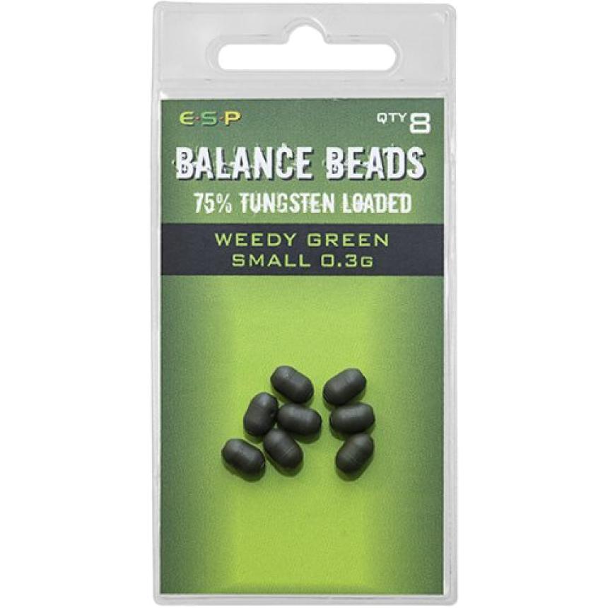 Бусины ESP Tungsten Loaded Balance Beads Small 0,3гр Weedy Green