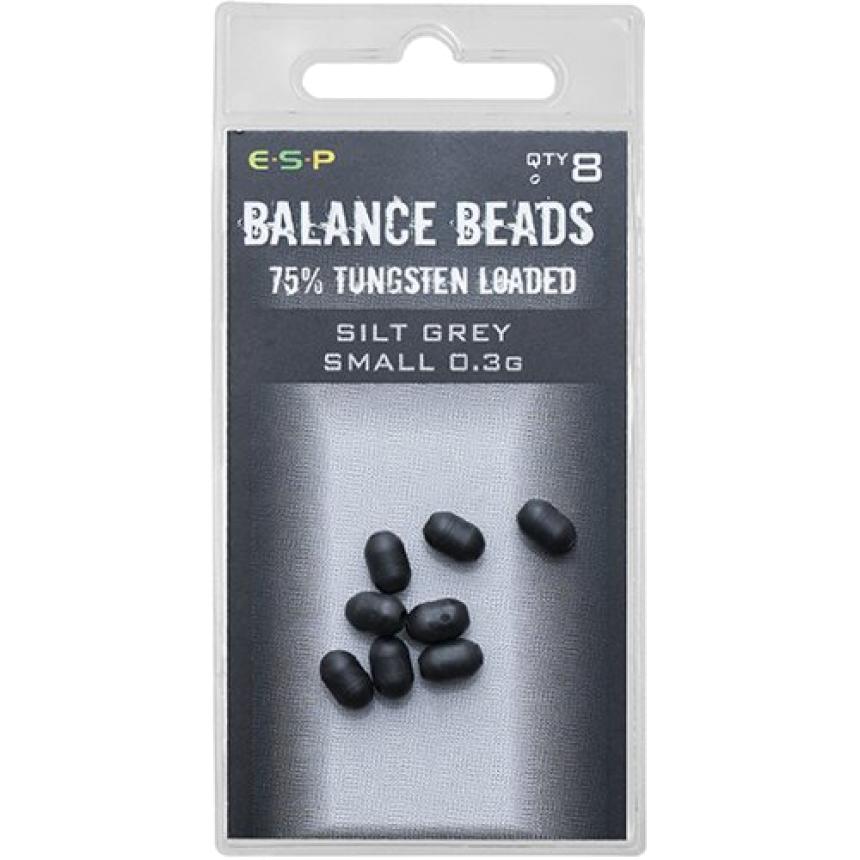 Бусины ESP Tungsten Loaded Balance Beads Small 0,3гр Silt Grey