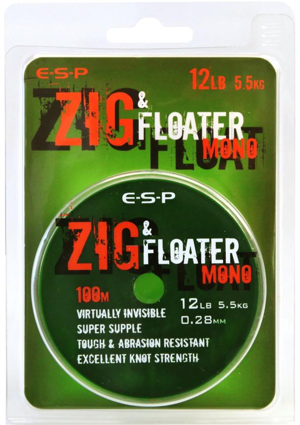 Леска ESP Zig & Floater Mono 100м 0,26мм Clear