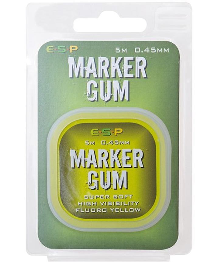Нить маркерная Marker Gum 5м 0,45мм Fluoro Yellow