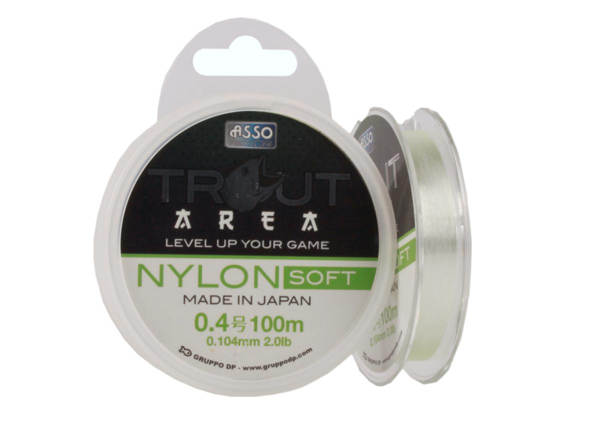 Леска Asso Area Nylon Soft Green 100м 0,104мм