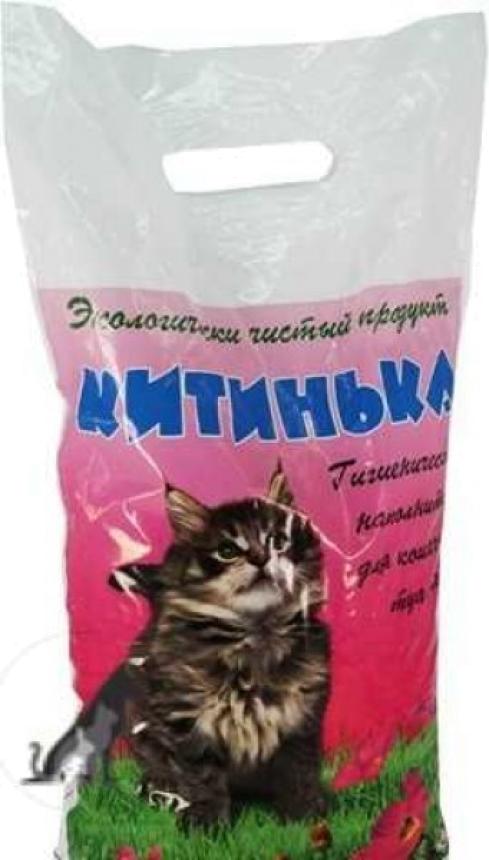 Наполнитель Китинька для кошек минеральный 5,5л