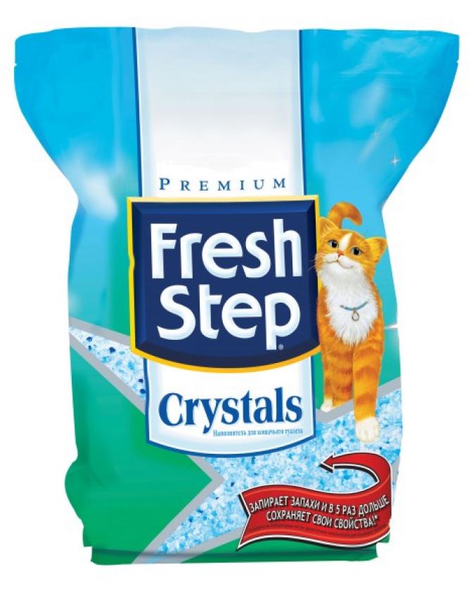 Наполнитель Fresh Step для кошек силикагелевый 1,81кг