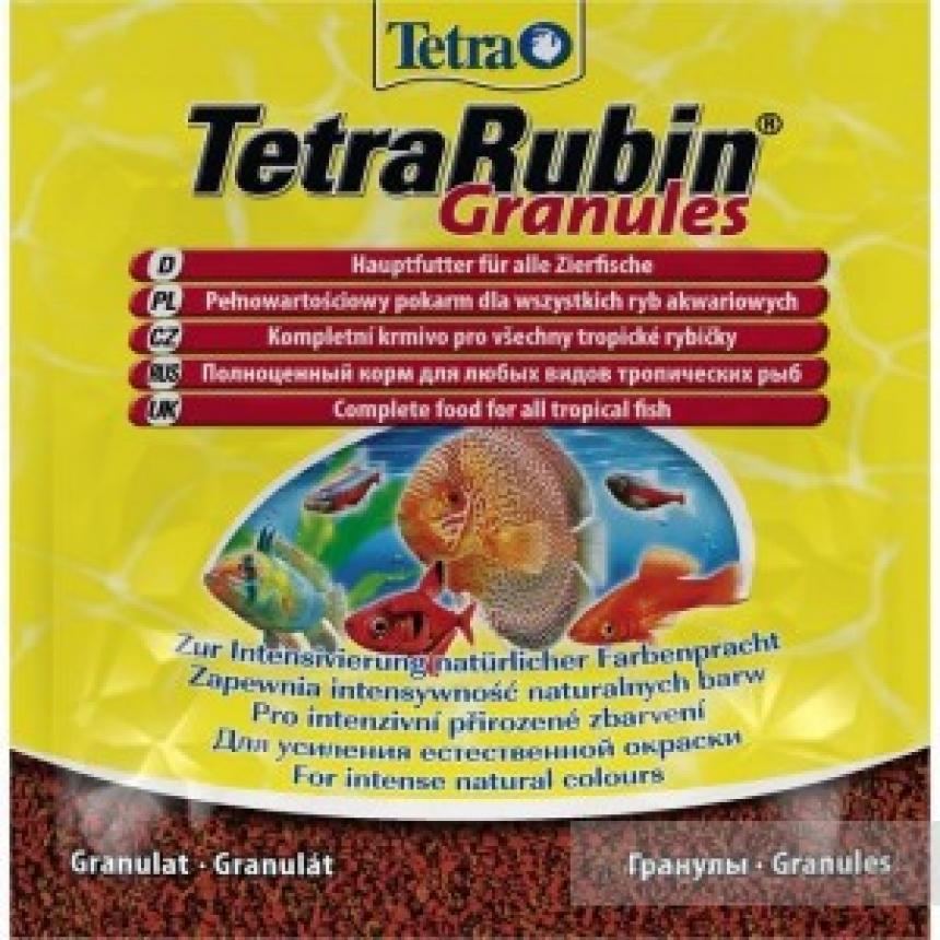 Корм TetraRubin Granules гранулы для усиления окраски рыб, 15гр - фото предоставлено поставщиком 1