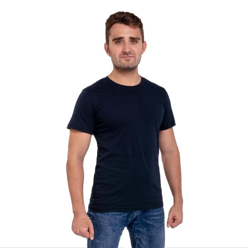 Комплект футболок Helios 46 темно-синий/серый меланж