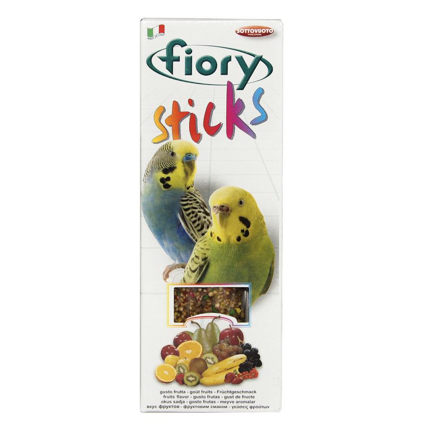 Палочки Fiory Sticks для волнистых попугаев с фруктами 2*30гр