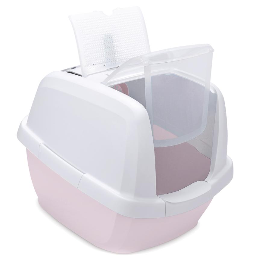 Био-туалет IMAC Maddy для кошек 62*49,5*47,5 белый/нежно-розовый