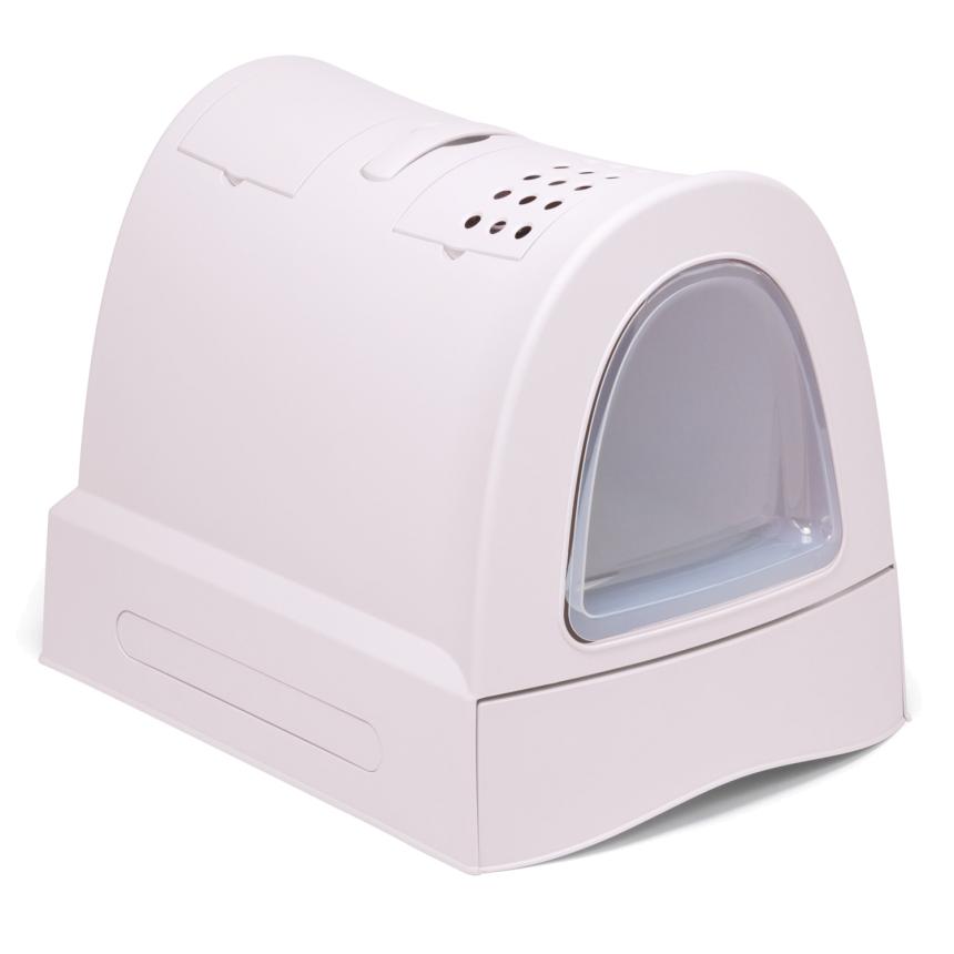 Био-туалет IMAC Zuma для кошек 56*40*42,5см пепельно-розовый
