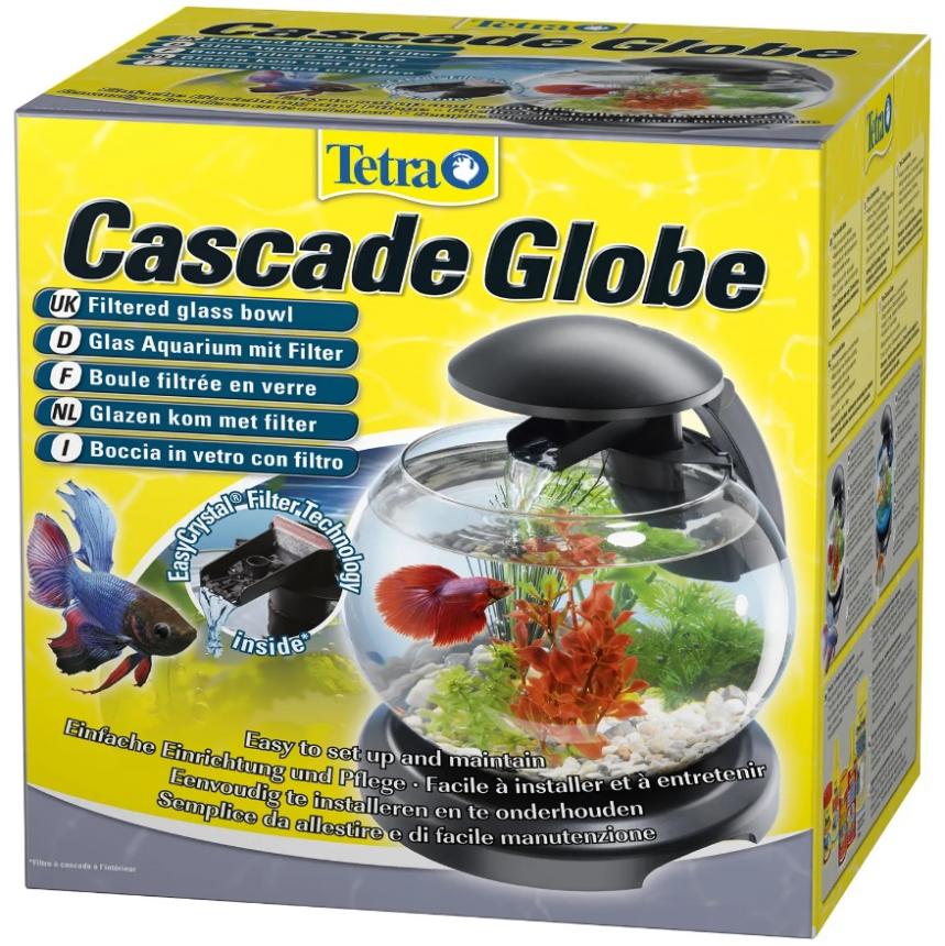 Аквариум Tetra Cascade Globe 6,8л, черный