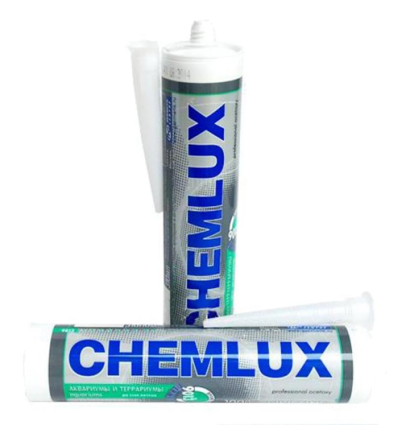 Герметик Chemlux 9013 силиконовый, бесцветный 300мл