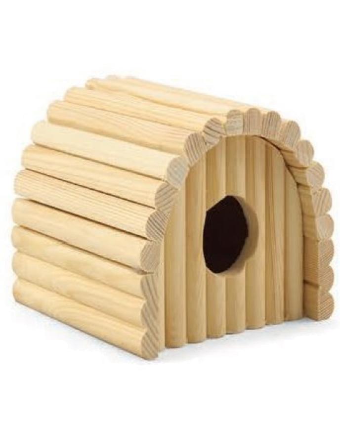 Дом Triol Ди-03900 для мелких животных полукруглый деревянный