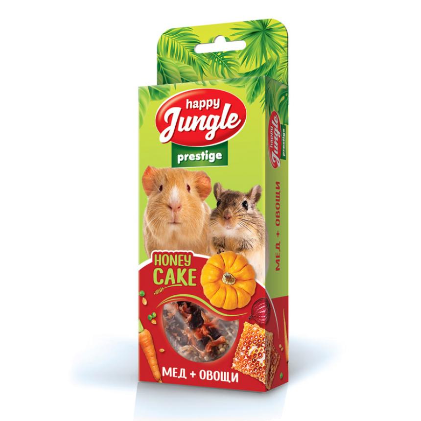 Лакомство-корзинки Happy Jungle Prestige для грызунов, мед и овощи 3шт