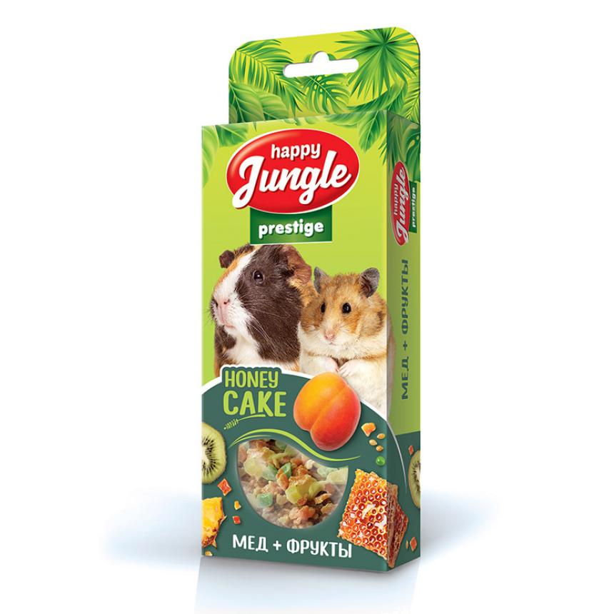 Лакомство-корзинки Happy Jungle Prestige для грызунов, мед и фрукты 3шт