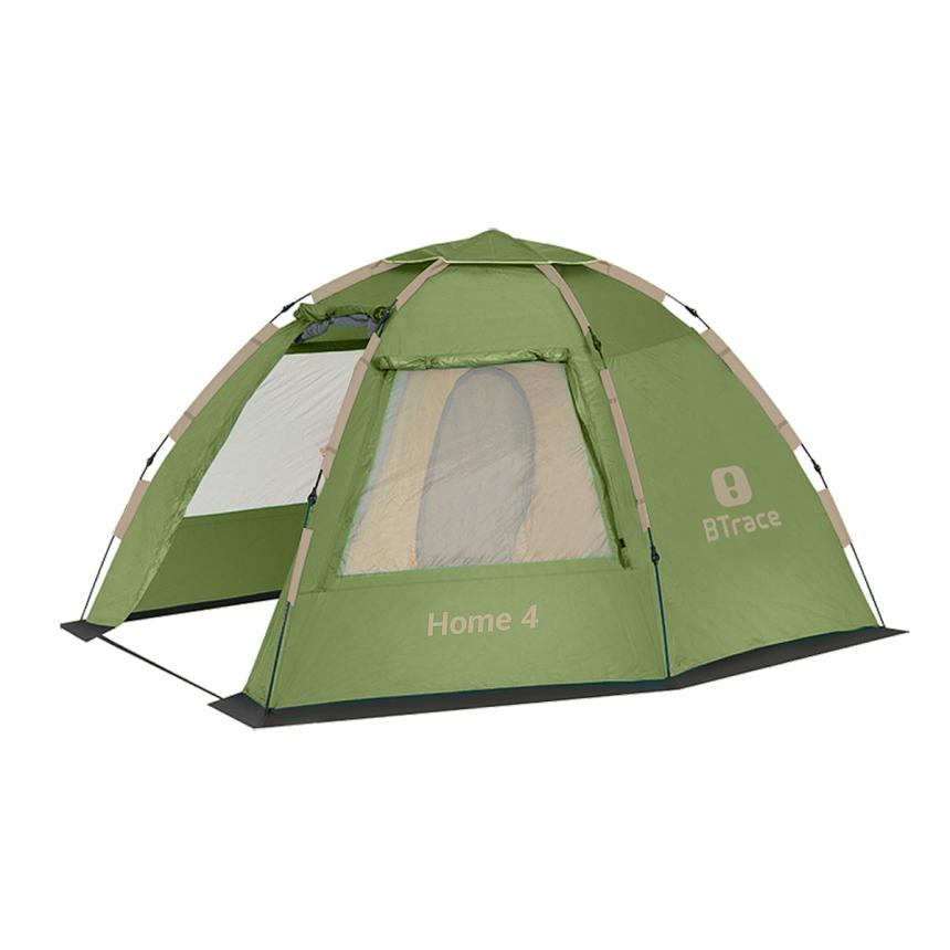 Палатка BTrace Home 4 быстросборная зеленый