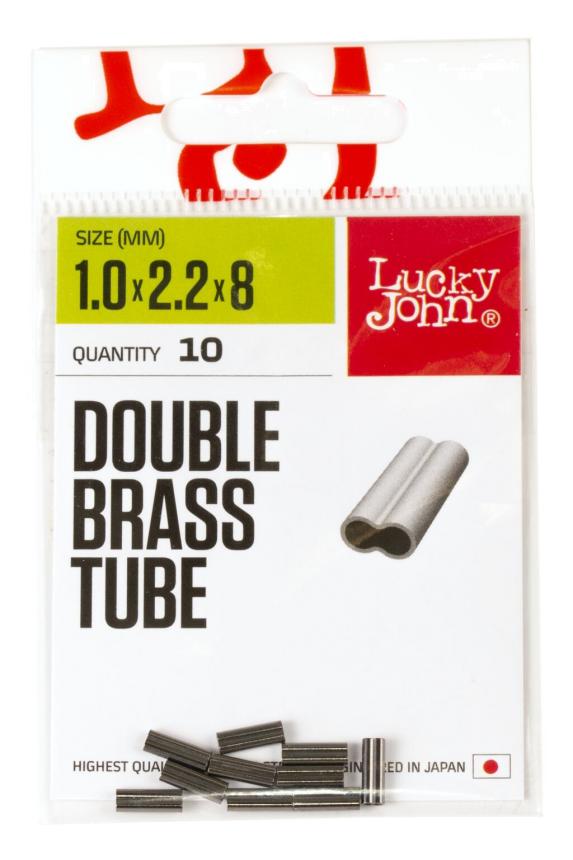 Обжимные трубочки Lucky John Pro Series Double Leader Sleever 010 8мм