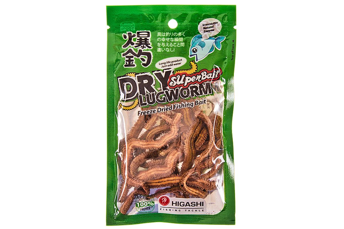 Приманка Higashi Dry Lugworm SuperBait Green
