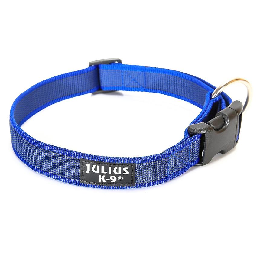 Ошейник Julius-K9 Color&Gray 39-65/2,5 сине-серый