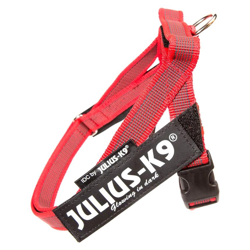Шлейка Julius-K9 для собак Color & Gray IDC® ремни 1 61-80 красный