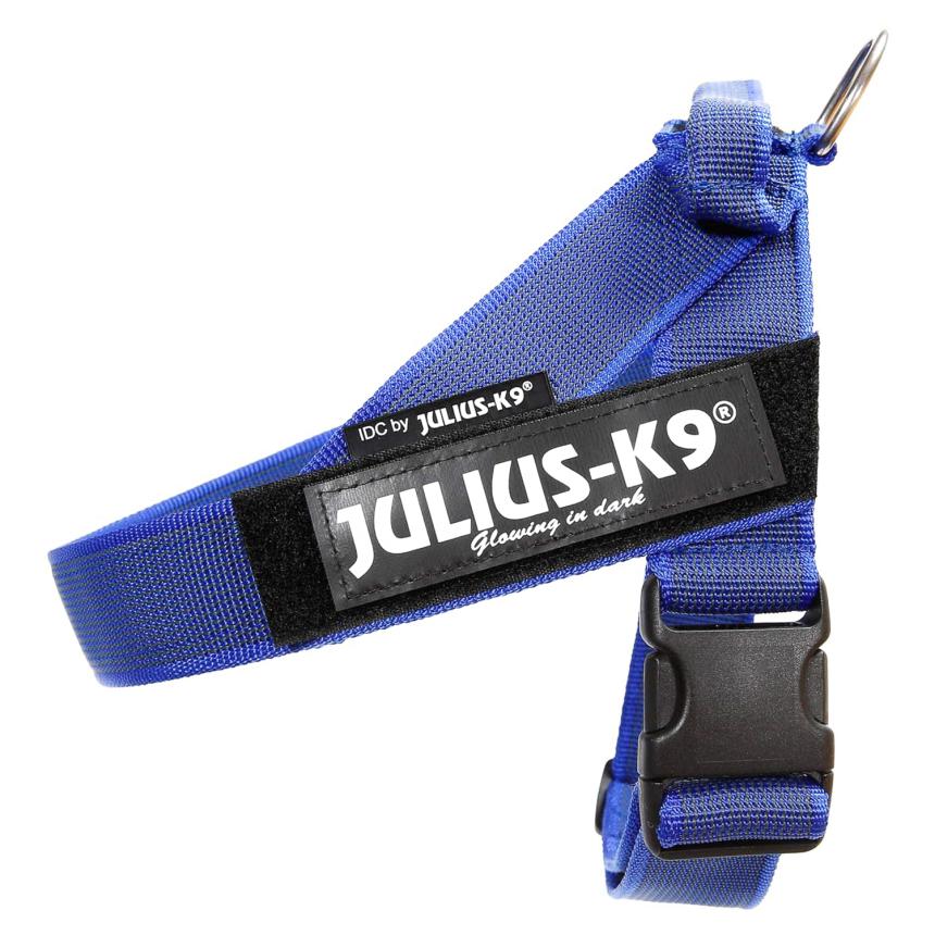 Шлейка Julius-K9 для собак Color & Gray IDC® ремни 2 67-97 синий