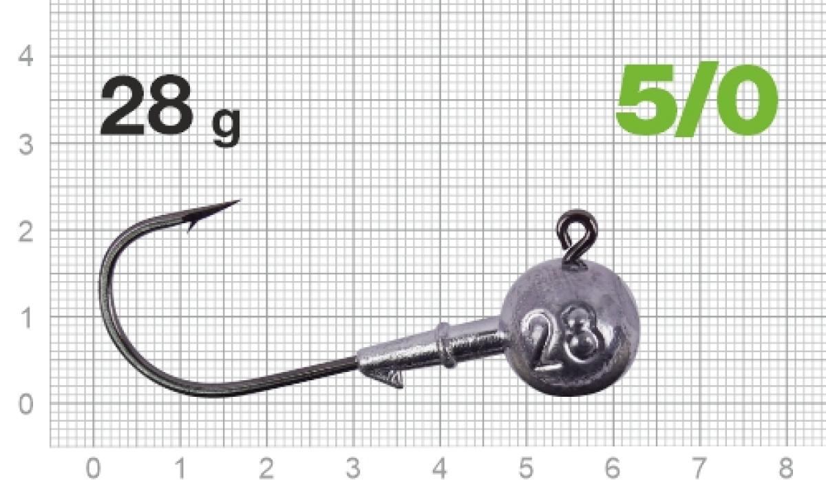 Джиг-головка Nautilus Power 120 NP-1608 №5/0 28гр