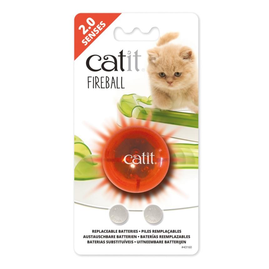 Игрушка Catit Senses 2.0 для кошек, шарик с подсветкой для трека
