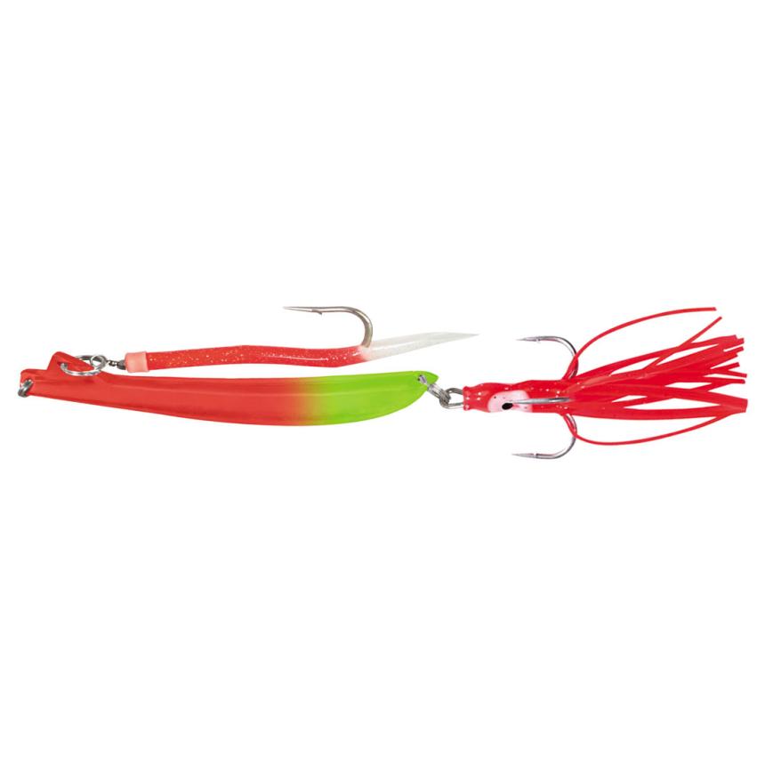  Bottom Strike BiColor Pilk 400 10/0 Fl.Red-Fl.Chart/GLOW